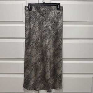 Long Cheetah Print Skirt Size M